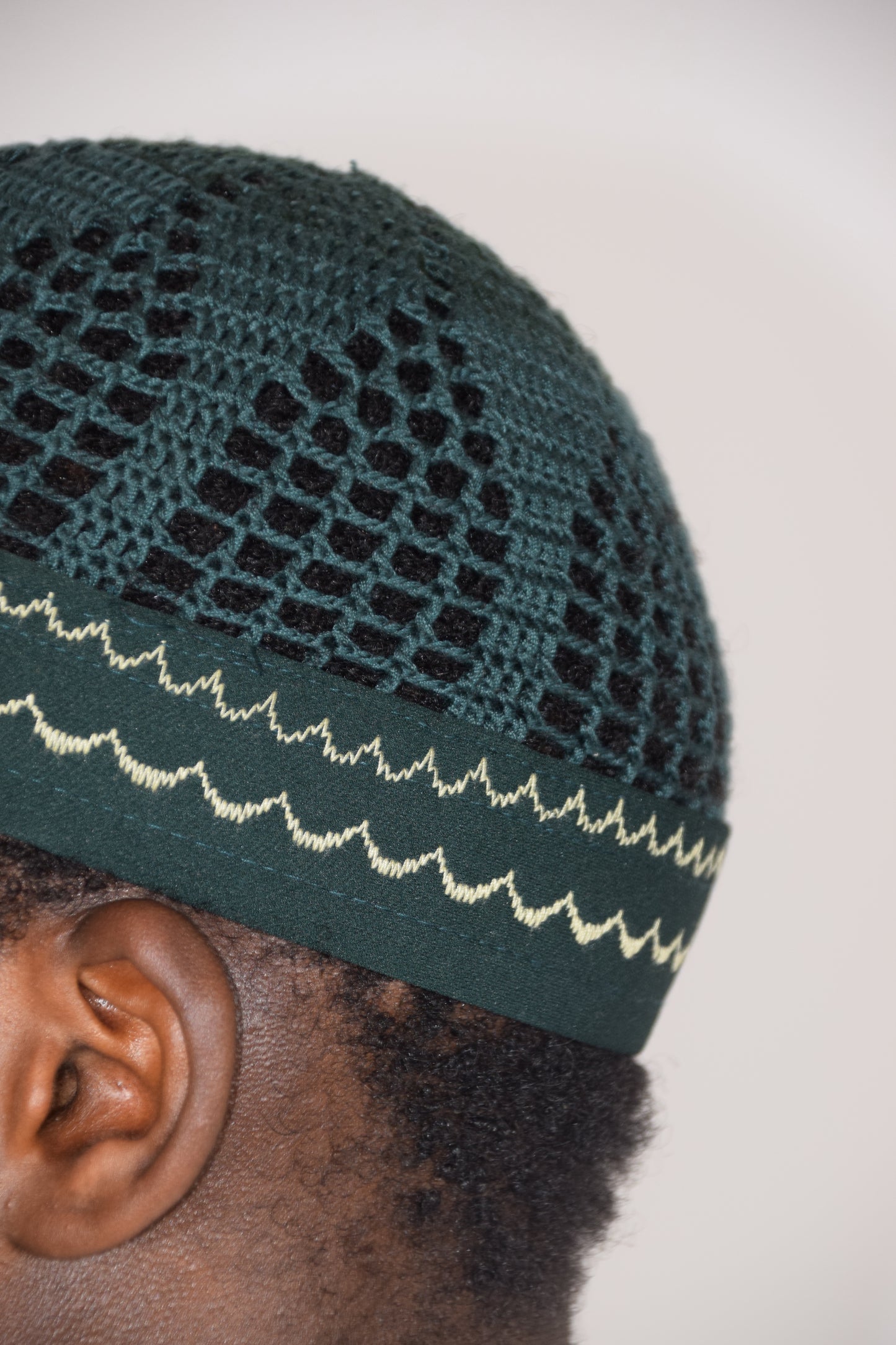 Kufi Egipcio Verde (2) de Alta Calidad