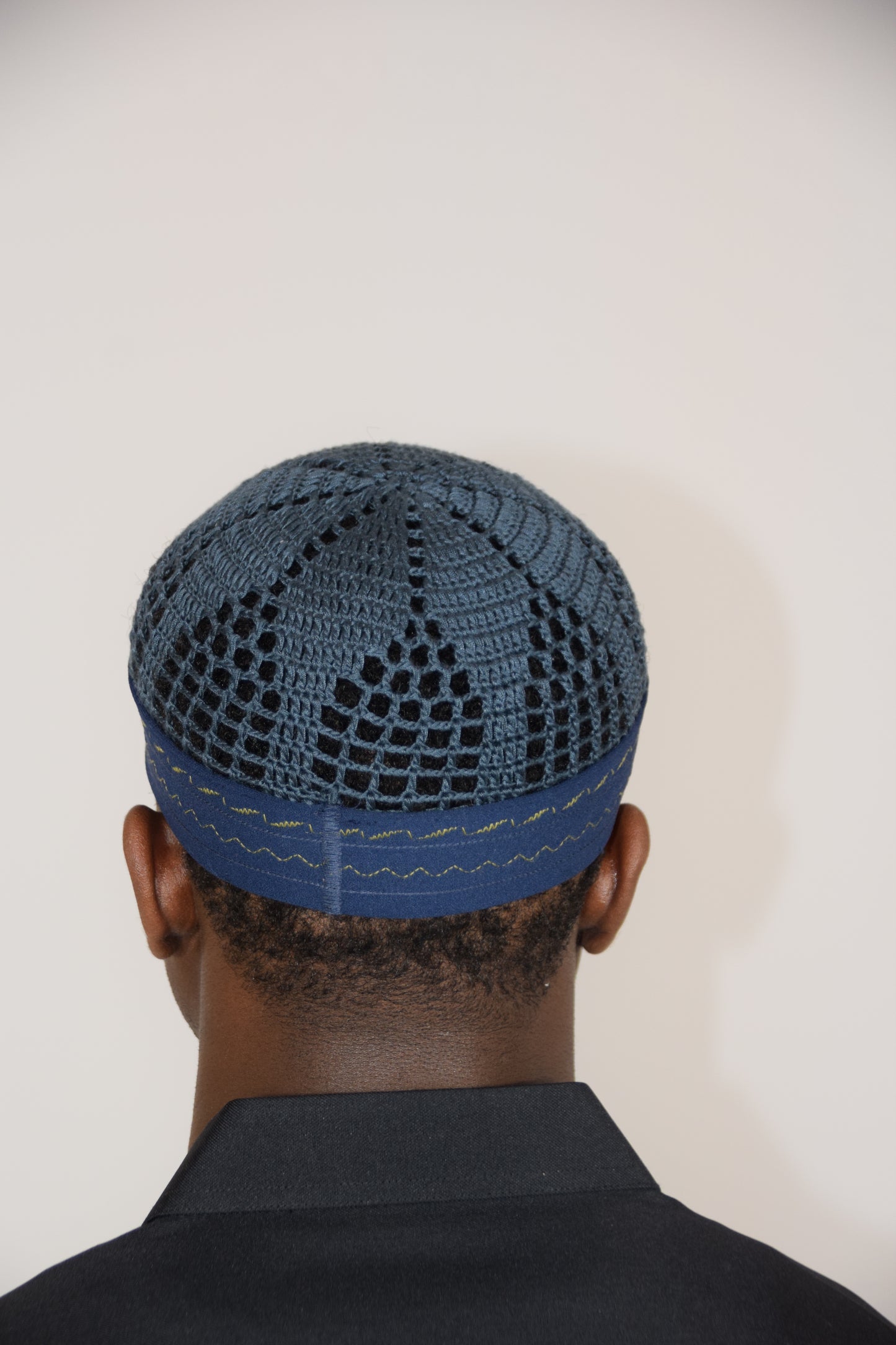 Kufi Egipcio Azul Alta Calidad