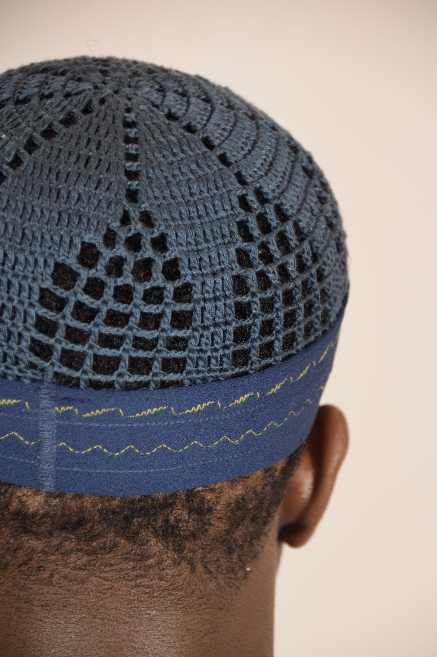 Kufi Egipcio Azul Alta Calidad