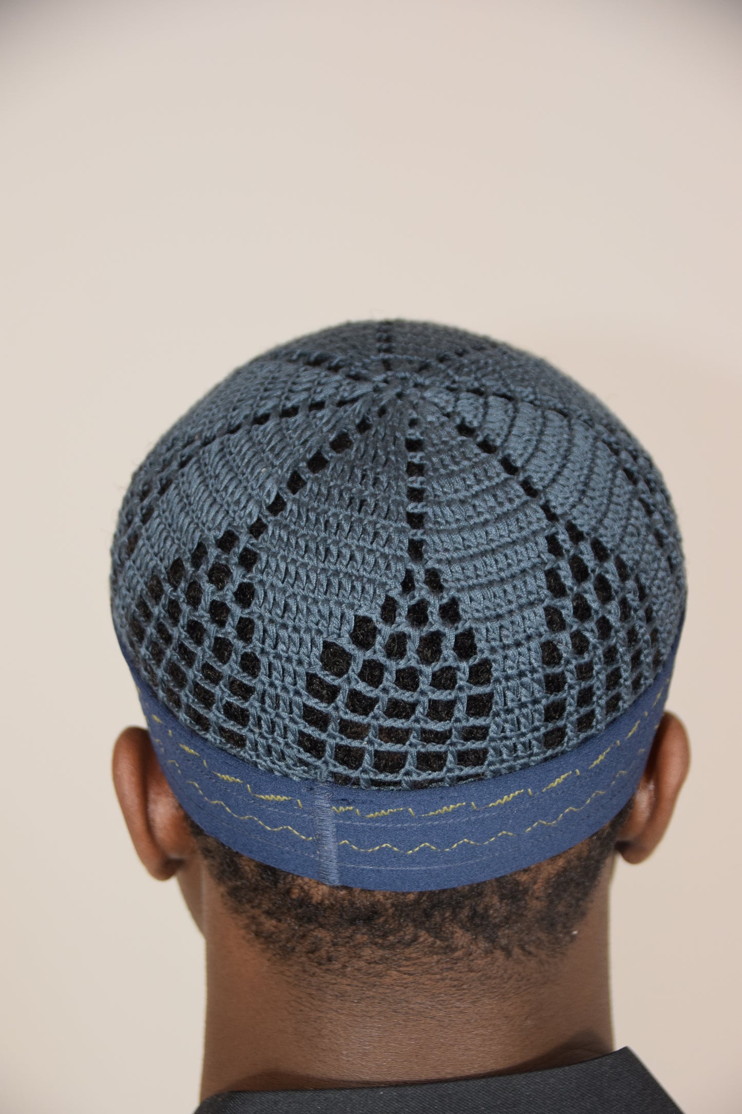 Kufi Egipcio Azul Alta Calidad