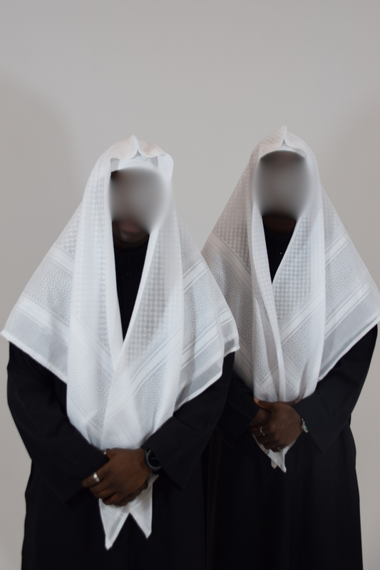 Shemagh Saudí Blanco – Alta Calidad