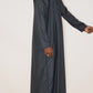 Thobe Emirati Hannawi - Gris Oscuro