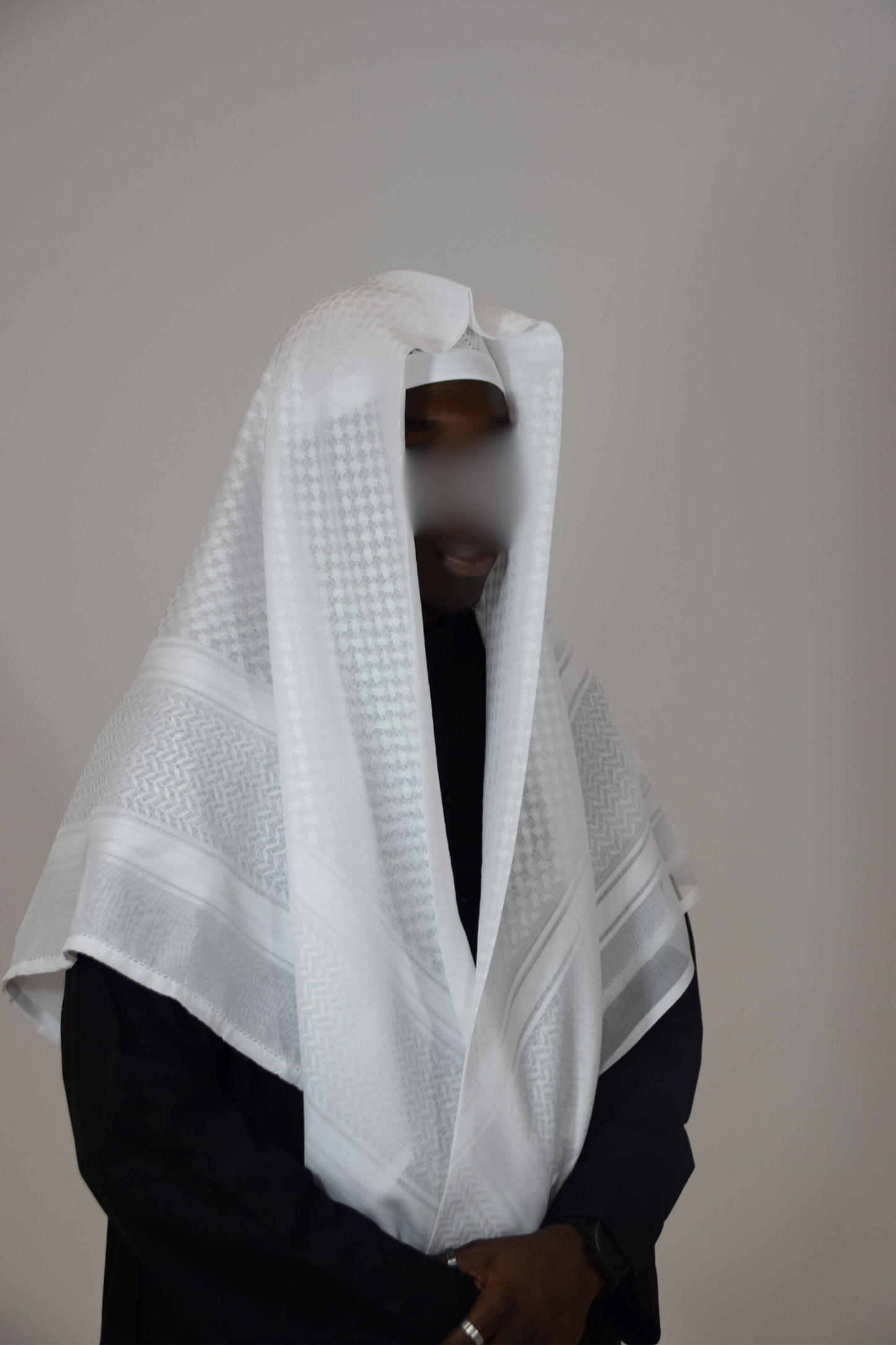 Shemagh Saudí Blanco – Alta Calidad