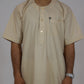 Thobes Hannawi Manga Corta (Beige)