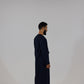 Thobe Emirati Hannawi (Azul marino oscuro)