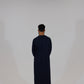 Thobe Emirati Hannawi (Azul marino oscuro)
