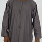 Thobe Emirati Hannawi (Gris oscuro)