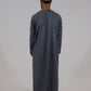 Thobe Emirati Hannawi (Gris azulado)