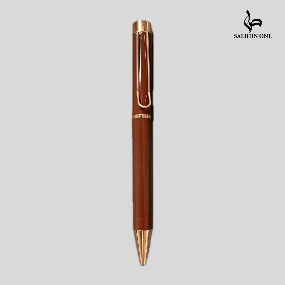 Bolígrafo de Lujo para Thobe [Morado y Bronce]