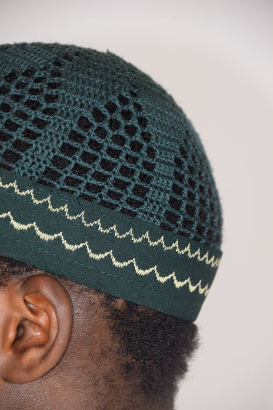 Kufi Egipcio Verde (2) de Alta Calidad