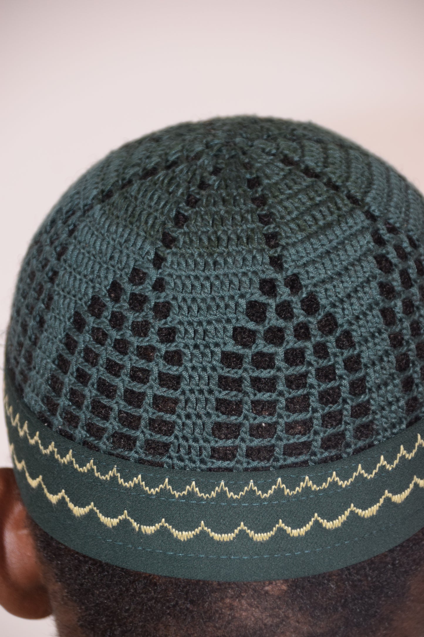 Kufi Egipcio Verde (2) de Alta Calidad