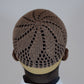 Kufi Egipcio Bordado Clásico – Marron y Beige