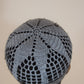 Kufi Egipcio Bordado Clásico – Azul claro y Gris