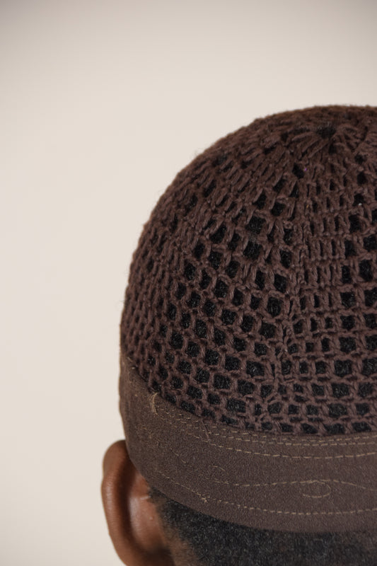 Kufi Egipcio Marrón Alta Calidad