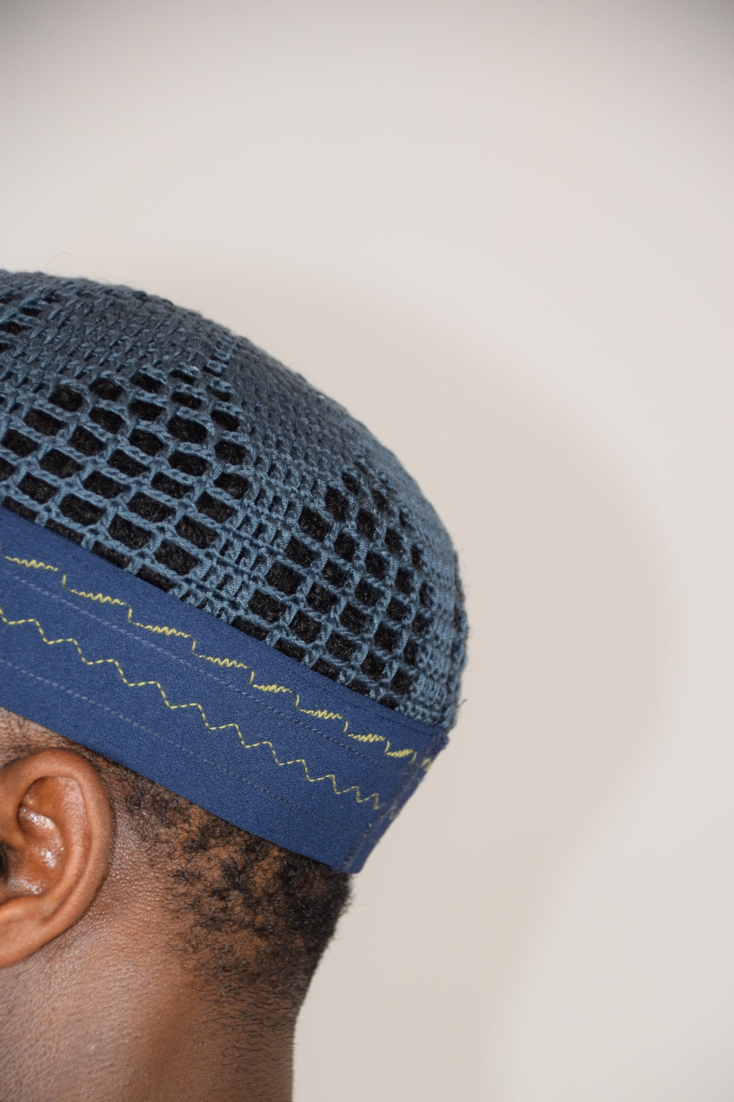 Kufi Egipcio Azul Alta Calidad