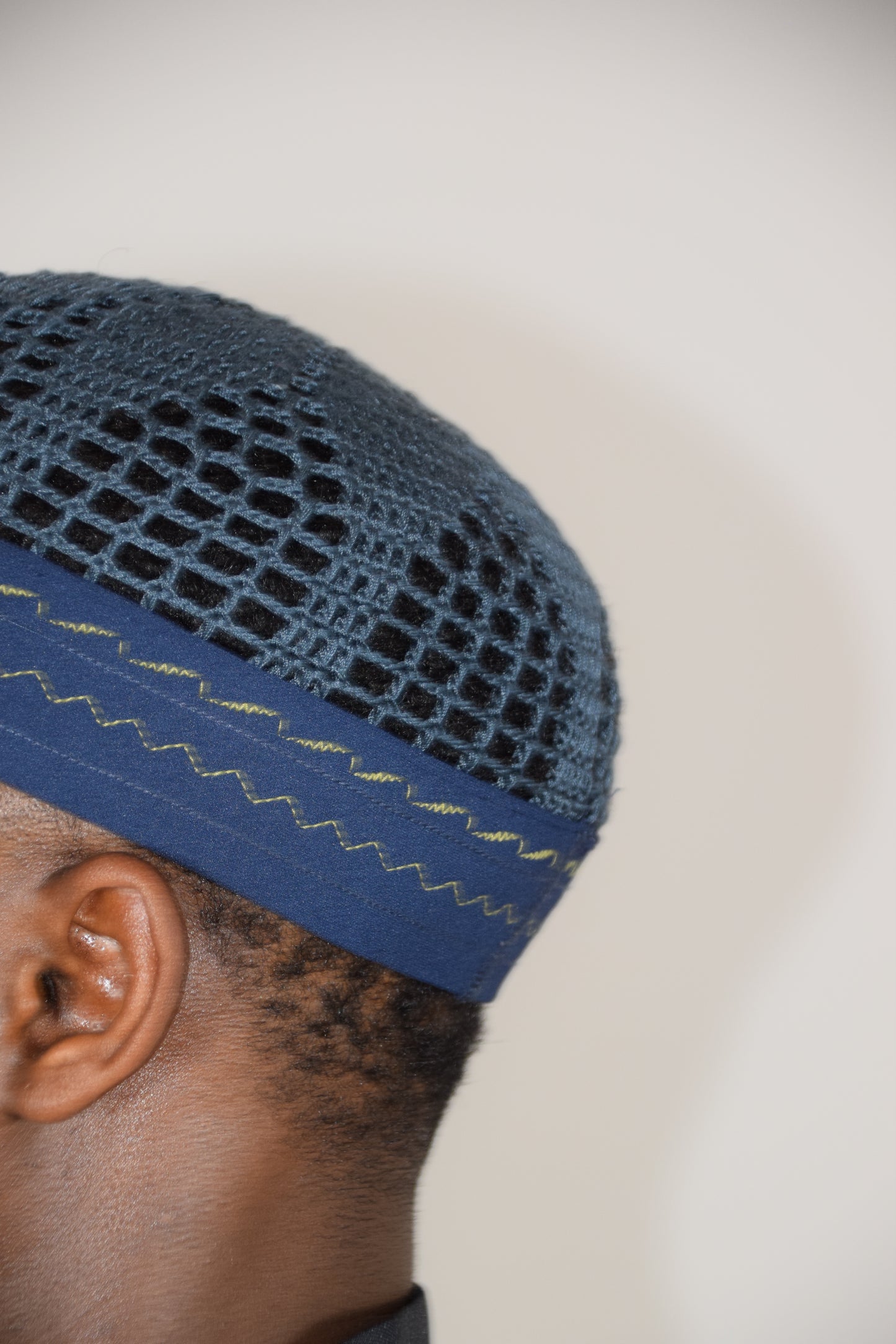 Kufi Egipcio Azul Alta Calidad