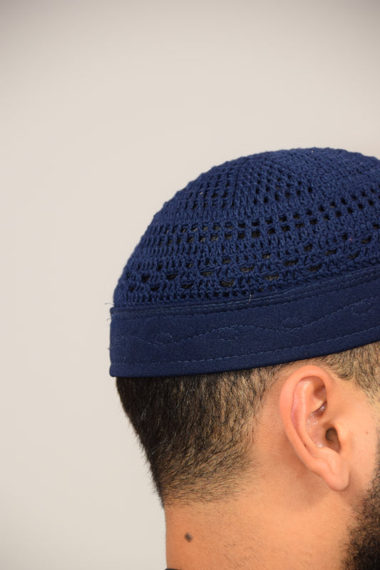 Kufi Egipcio Azul Alta Calidad
