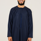 Thobe Emirati Hannawi (Azul marino oscuro)