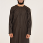 Thobe Emirati Hannawi (Marrón oscuro)