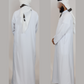 Thobe Haramain Blanco – Pureza & Estilo