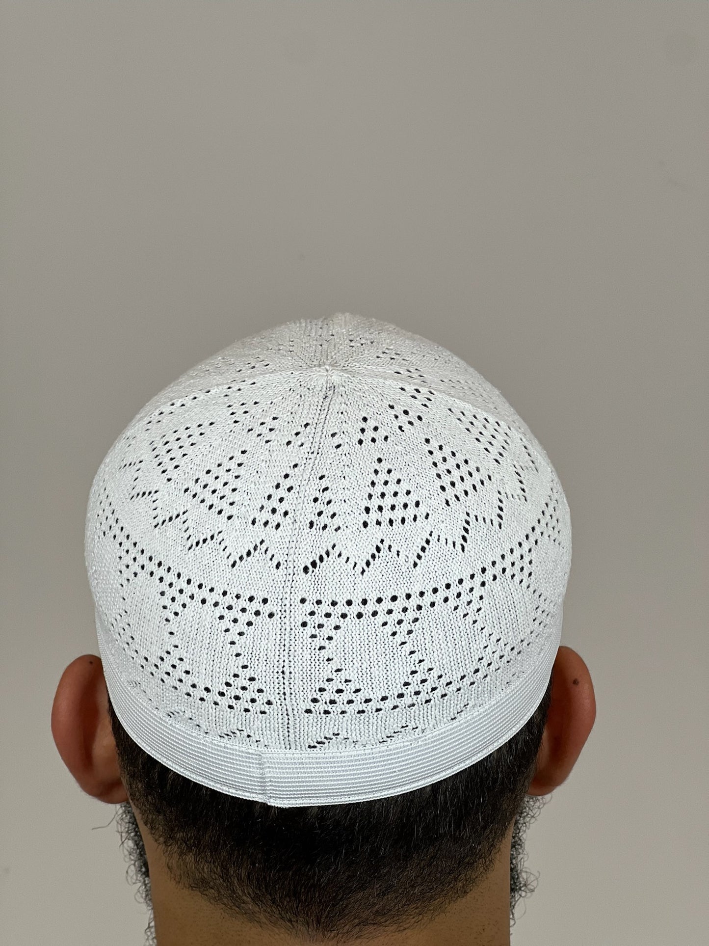 Kufi Blanco 2 con Borde Elástico