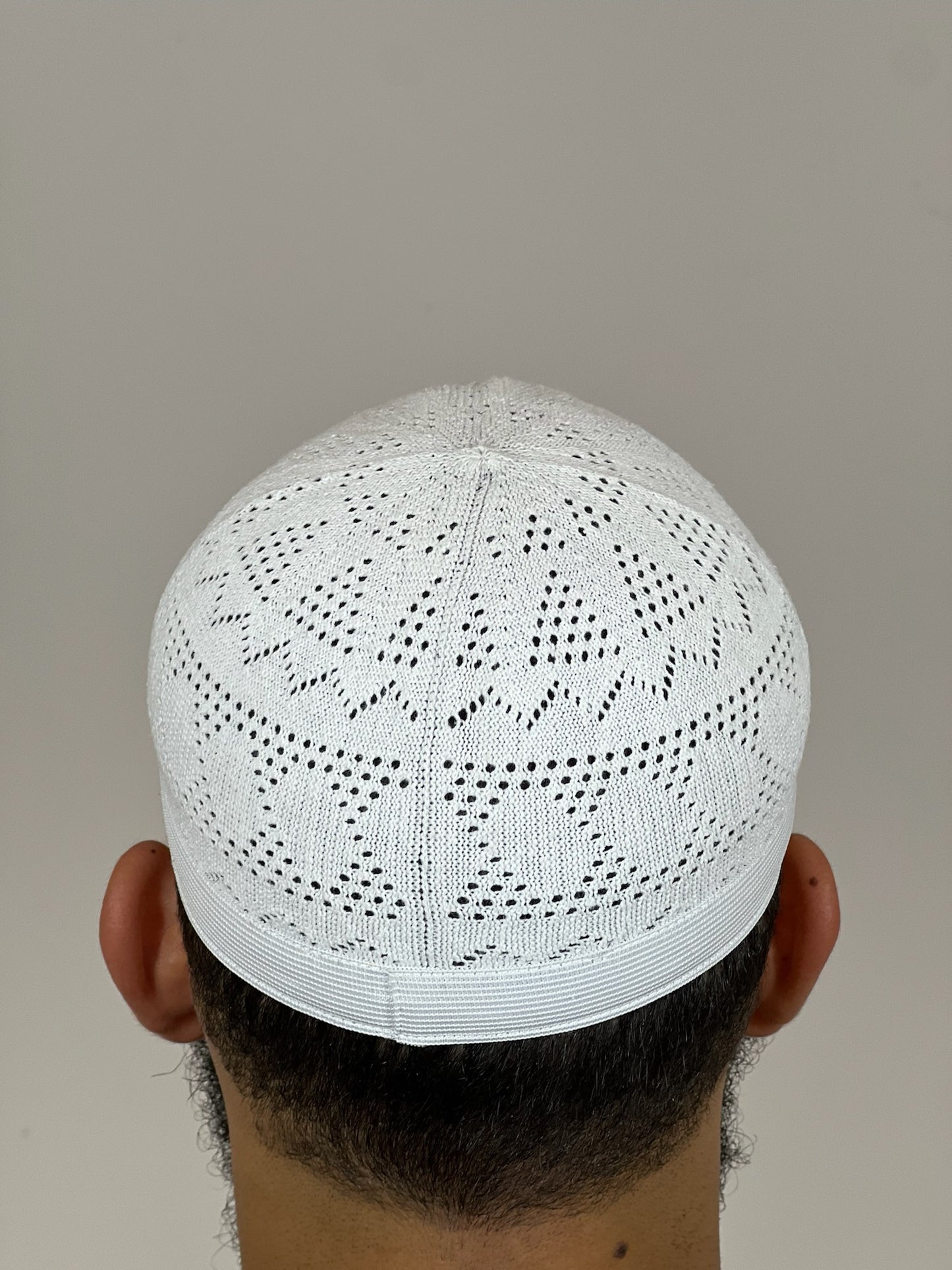 Kufi Blanco 2 con Borde Elástico